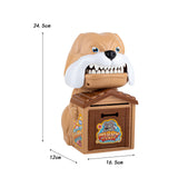 ATM Savings Bank Fingerprint and Password Money Boxes for Age 3-8 Years Kids Brown