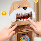 ATM Savings Bank Fingerprint and Password Money Boxes for Age 3-8 Years Kids Brown