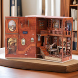 DIY Dollhouses Bookend Dollhouse DIY Kits Desk Decor for Kids Children Gifts