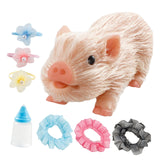Maxbell Mini Piggy Toys with Accessories Cute Animal Pig Doll for Role Playing Party