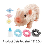 Maxbell Mini Piggy Toys with Accessories Cute Animal Pig Doll for Role Playing Party