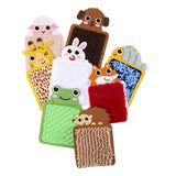 Maxbell 8 Pieces Sensory Mats Educational Sensory Tiles for Boys Girls Activity
