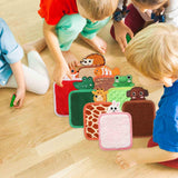 Maxbell 8 Pieces Sensory Mats Educational Sensory Tiles for Boys Girls Activity