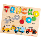 Maxbell Montessori Busy Board Wooden Busy Board for Toddlers Kids Preschool Learning Style B