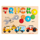 Maxbell Montessori Busy Board Wooden Busy Board for Toddlers Kids Preschool Learning Style B