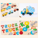 Maxbell Montessori Busy Board Wooden Busy Board for Toddlers Kids Preschool Learning Style B