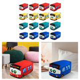 Maxbell Plush School Bus Decorative Home Decor Cushion for Living Room Study Bedroom red 20cm