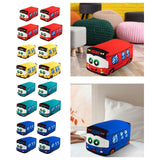 Maxbell Plush School Bus Decorative Home Decor Cushion for Living Room Study Bedroom red 20cm