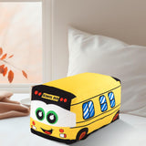 Maxbell Plush School Bus Decorative Home Decor Cushion for Living Room Study Bedroom yellow 20cm