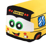 Maxbell Plush School Bus Decorative Home Decor Cushion for Living Room Study Bedroom yellow 25cm