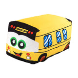Maxbell Plush School Bus Decorative Home Decor Cushion for Living Room Study Bedroom yellow 35cm