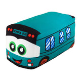 Maxbell Plush School Bus Decorative Home Decor Cushion for Living Room Study Bedroom green 20cm