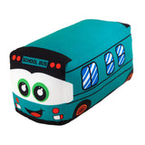 Maxbell Plush School Bus Decorative Home Decor Cushion for Living Room Study Bedroom green 25cm