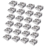 Maxbell 24 Pieces Double Hole Pencil Sharpener Gift Manual for Office Home Classroom