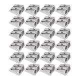 Maxbell 24 Pieces Double Hole Pencil Sharpener Gift Manual for Office Home Classroom