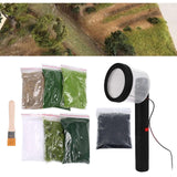 9Pcs Static Grass Applicator DIY Project Kits Electrostatic Flocking Machine A