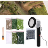 9Pcs Static Grass Applicator DIY Project Kits Electrostatic Flocking Machine B