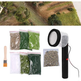 9Pcs Static Grass Applicator DIY Project Kits Electrostatic Flocking Machine C