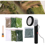 9Pcs Static Grass Applicator DIY Project Kits Electrostatic Flocking Machine D