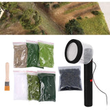 9Pcs Static Grass Applicator DIY Project Kits Electrostatic Flocking Machine E