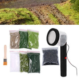 9Pcs Static Grass Applicator DIY Project Kits Electrostatic Flocking Machine E