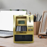 Maxbell Kids ATM Piggy Bank Educational Toys for Ages 3 4 5 6 7 8 Years Old Children gold
