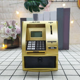 Maxbell Kids ATM Piggy Bank Educational Toys for Ages 3 4 5 6 7 8 Years Old Children gold