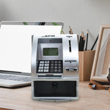 Maxbell Kids ATM Piggy Bank Educational Toys for Ages 3 4 5 6 7 8 Years Old Children silver