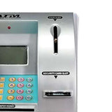 Maxbell Kids ATM Piggy Bank Educational Toys for Ages 3 4 5 6 7 8 Years Old Children silver blue