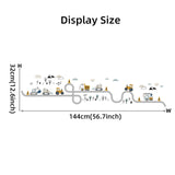 Maxbell Vehicle Nursery Wall Decals Lovely Cute Background for Sofa Backdrop Bedroom