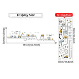 Maxbell Vehicle Nursery Wall Decals Lovely Cute Background for Sofa Backdrop Bedroom