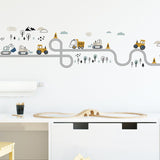 Maxbell Vehicle Nursery Wall Decals Lovely Cute Background for Sofa Backdrop Bedroom