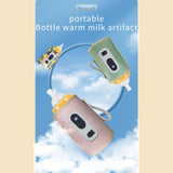 Maxbell Mug Milk Heater for Most Bottles Milk Keeper for Nursing Camping Travel green