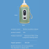 Maxbell Mug Milk Heater for Most Bottles Milk Keeper for Nursing Camping Travel green