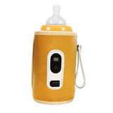 Maxbell Mug Milk Heater for Most Bottles Milk Keeper for Nursing Camping Travel yellow