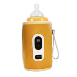 Maxbell Mug Milk Heater for Most Bottles Milk Keeper for Nursing Camping Travel yellow