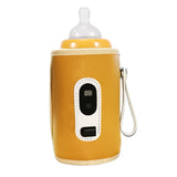 Maxbell Mug Milk Heater for Most Bottles Milk Keeper for Nursing Camping Travel yellow