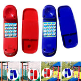 Maxbell Kids Swing Set Phone Toy Outdoor Swing Set for Children Interactive Learning Red