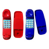 Maxbell Kids Swing Set Phone Toy Outdoor Swing Set for Children Interactive Learning Red