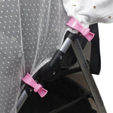 Baby Stroller Clip Multipurpose Pram Toy Holder for Mittens Hats Burp Cloths black