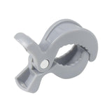 Baby Stroller Clip Multipurpose Pram Toy Holder for Mittens Hats Burp Cloths gray