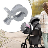 Baby Stroller Clip Multipurpose Pram Toy Holder for Mittens Hats Burp Cloths gray