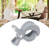 Baby Stroller Clip Multipurpose Pram Toy Holder for Mittens Hats Burp Cloths gray