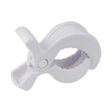 Baby Stroller Clip Multipurpose Pram Toy Holder for Mittens Hats Burp Cloths White