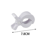 Baby Stroller Clip Multipurpose Pram Toy Holder for Mittens Hats Burp Cloths White