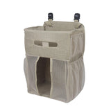 Bedside Storage Bag Essentials Bag Hanging Storage Bag for Newborn Baby Wall Khaki