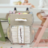 Bedside Storage Bag Essentials Bag Hanging Storage Bag for Newborn Baby Wall Khaki