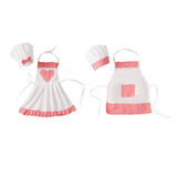 Baby Chef Costume Apron Chef Hat Soft Baby Photography Prop for Cooking Baby Girl S