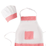 Baby Chef Costume Apron Chef Hat Soft Baby Photography Prop for Cooking Baby Boy S