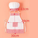 Baby Chef Costume Apron Chef Hat Soft Baby Photography Prop for Cooking Baby Boy S